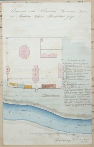 План монастыря, 1844 год