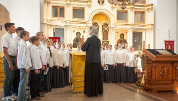 Концерт детского хора во имя преподобного Иоанна Дамаскина в Николо-Берлюковской пустыни