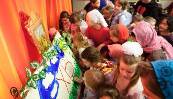 Детский праздник на Светлую Христову Пасху в Николо-Берлюковской пустыни