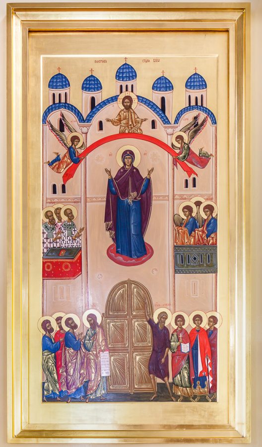 Икона Покрова в Иконостасе