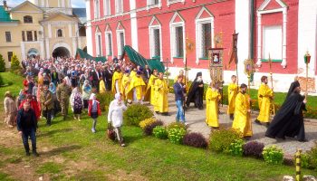 Визит игумена Евмения в Николо-Радовицкий монастырь