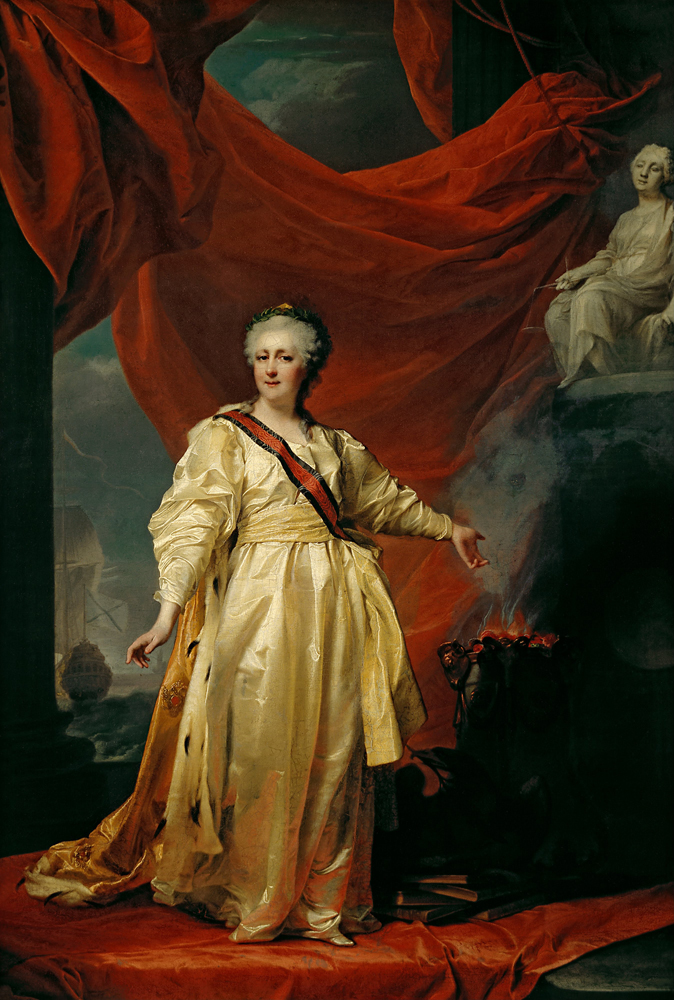 Императрица Екатерина Великая. Худ. Д.Г.Левицкий. 1780-е гг.